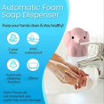 thumbnail image 3 of Automatic Soap Dispenser, Kids Foaming Soap Dispenser Touchless Rechargeable, Cute Animal Touchless Dispenser (White), 3 of 5