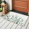 thumbnail image 5 of 2x3 Washable Area Rugs,Pastoral Daisy Eucalyptus Leaf Non-Slip Soft Rug Indoor Carpet,Floor Rugs for Living Room Bedroom, 5 of 9
