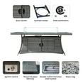 thumbnail image 4 of Direct Wicker 7 Pcs Outdoor Patio Furniture Set with Fire Pit Table Patio Conversation Set with Beige Cushions, 4 of 8