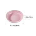 thumbnail image 3 of PBAZIH Whisker Fatigue Bowl Shallow Food Tray for Cats, Dogs, Kittens, Lightweight Plastic Pet Dish, Whisker Friendly Design, Ideal for Reducing Whisker Pressure During Mealtime, 3 of 6