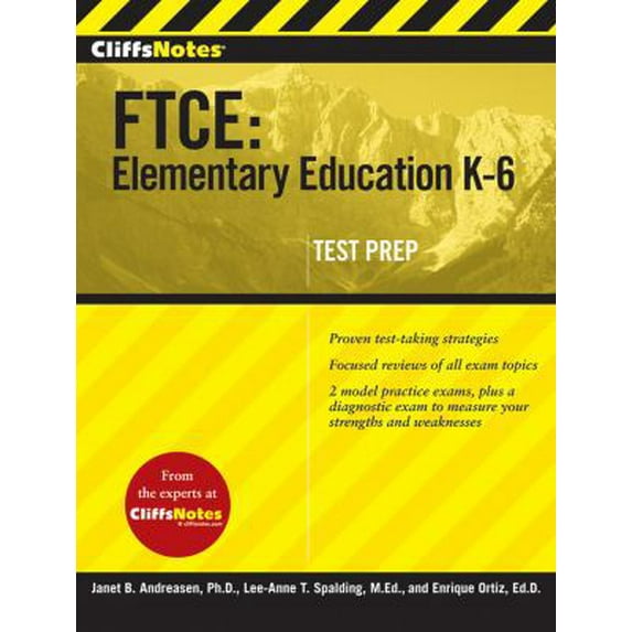 Pre-Owned CliffsNotes FTCE: Elementary Education K-6 (CliffNotes) (Paperback) 0470499060 9780470499061