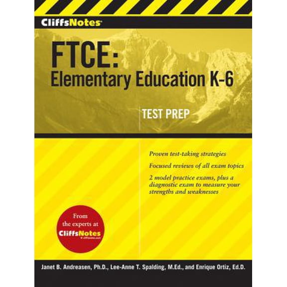 Pre-Owned CliffsNotes FTCE: Elementary Education K-6 (CliffNotes) (Paperback) 0470499060 9780470499061