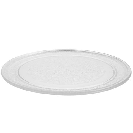 FOMIYES Microwave Part Replacement Glass Turntable Plate 9.6x9.6x0.6in for Home Use 1Pack