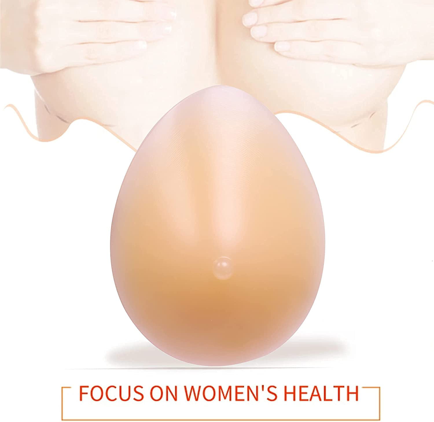 400g Self Adhesive Silicone Breast Forms Fake Boobs For Mastectomy  Prosthesis