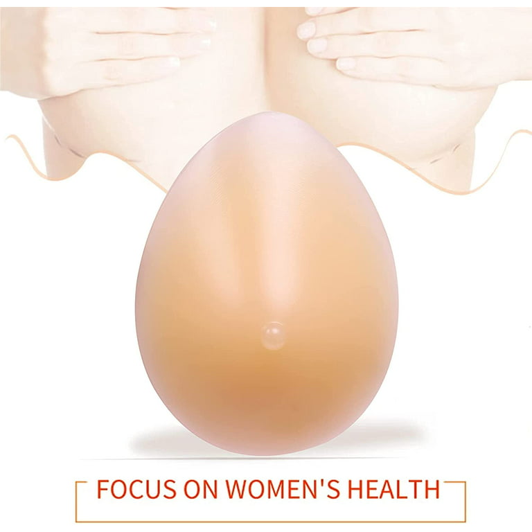 US Stock Silicone Breast Forms Self-Adhesive Water Drop Fake Boob  Crossdresser