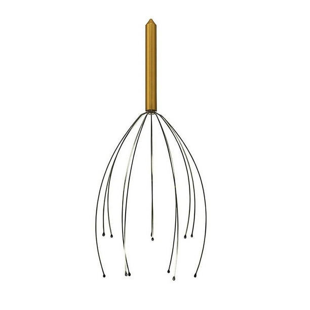 1 Uds. Garra de masaje de alambre para la cabeza garras para masaje del cuero cabelludo de pulpo limpieza de venas calmante para el cerebro refrescante relajante para la cabeza garra para