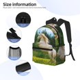 thumbnail image 3 of Honeii Horse Rearing Up In The Field Print School Backpack,Casual Lightweight Travel Rucksack Daypack,Backpacks for College High, 3 of 6