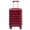 Red, variant on Merronix 20" ABS Hard Shell Large Travel Checked Luggage with 360° Spinner Wheels, Hardside Suitcase with Combination Lock and Side Hooks, Silver