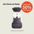 thumbnail image 4 of bella 10 Speed Countertop Blender, 48 oz Dishwasher Safe Pitcher, Juicer & Smoothie Maker with Fits-Anywhere™ Slim Flip & Store Design, Stainless Steel Blade, Plum, 4 of 11