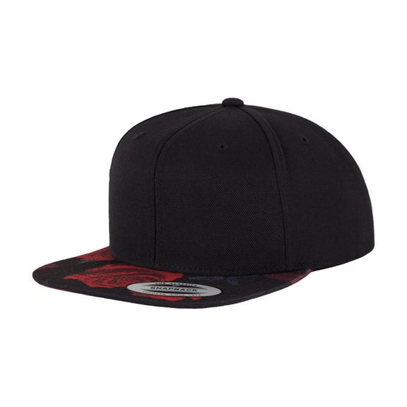 Flexfit by Yupoong  Roses Print Snapback Cap