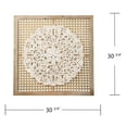 thumbnail image 3 of SEI Furniture Heraldi Wall Decor Panel in Natural/Distressed White, 3 of 3