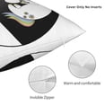 thumbnail image 4 of Rateoe Unicorn in Yoga Pattern Throw Pillow Cover Premium Pillow Stuffer Sham Square for Decorative Cushion Bed Couch Sofa(Pillow insert not included), 4 of 8