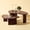 Walnut, variant on YWEN 49.41" Wood Cloud Nesting Coffee Table Set of 2 Irregular Curved Moon Shape Modern Wooden Circle Accent Side End Table with Round Edge Strong Legs for Living Room Small Apartment