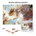 thumbnail image 6 of 1000 PCS Romantic Flower Woman 1000 Piece Art Wooden Jigsaw Puzzles,Charm Artwork For Adults,Wonderful Imagination,Characterized By Exquisite And Beautiful Illustrations,Depicting A Beautiful Woman, 6 of 6