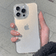 thumbnail image 5 of Aplicable a la carcasa del teléfono móvil iphone15 transparente con purpurina fina Apple 14promax funda protectora 13 simple todo incluido 12 suave, 5 of 6