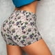 thumbnail image 4 of Fotbe Watercolor Wine Bottle Shorts Sin Costuras – Shorts Deportivos de Cintura Alta para Mujer, Elásticos para Gimnasio, Yoga, Running o Ciclismo-Large, 4 of 8