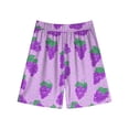 thumbnail image 5 of Povozer Toddler Baby Girl Summer Clothes Cotton Ruffled Sleeve Shirt Tops and Shorts Set Outfits,Size 2-3 Years,Purple, 5 of 5