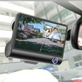 thumbnail image 2 of Rear View Camera Full Hd 1080P Car Dvr Driving Recorder with 3 Lenses and 170 Degree Rearview Parking Monitoring Camera with Automatic Video Motion Detection Rear Camera for Car, 2 of 6