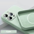 thumbnail image 1 of Coque en silicone liquide Magsafe pour iPhone, étuis de charge magnétiques sans fil, coque Poly XS MAX, 15, 14, 13, 12, 11 Pro Max, mini, 8 Plus, 1 of 4