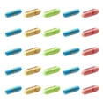 thumbnail image 1 of CIMAXIC Capsule de Message 99 Pcs Lettres Colorées Transparentes Exprimant des Kits Cadeaux d'Amour, 0.79"X0.24"X0.24 Pouces, 1 of 4