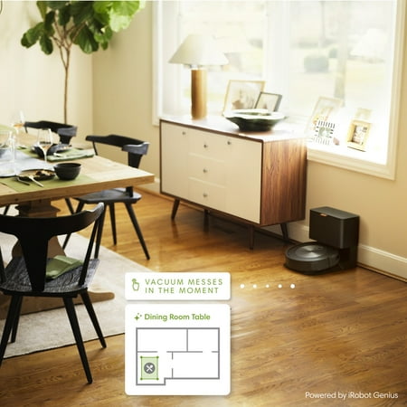 iRobot Roomba j7+ (7550) Wi-Fi Connected Robot Vacuum with Automatic Dirt Disposal - Graphite