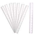 thumbnail image 1 of Règle 30cm Multipack Règle Claire Règle en Plastique 12 Po Règle Résistante aux Éclats Règle Métrique Incassable Règle Droite Transparente Outil de Mesure, 1 of 7