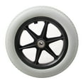 thumbnail image 4 of 12inch Wheelchair Replacement Rear Wheel for Wheelchairs Walkers Caster Wheelchairs Parts Accessories Grey, 4 of 9