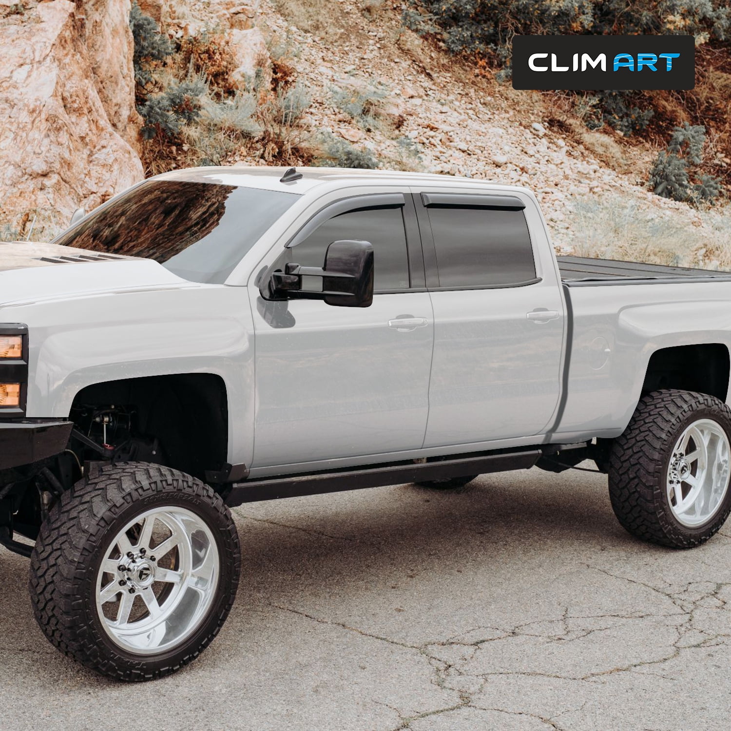 CLIM ART Incredibly Durable Rain Guards for Chevrolet (Chevy