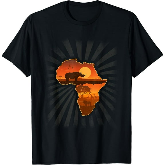 African Wildlife and Safari Sunset Tee Shirt T-Shirt