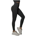 thumbnail image 2 of Mother Day Gifts AXXD Seamless Leggings for Women Summer Loose High Waist Wide Leg Pants Workout Out Leggings Trousers Yoga Gym Pants, 2 of 8