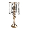 thumbnail image 2 of Soporte de cristal Zulema Soporte de arreglo floral Dorado 47cm, 2 of 8