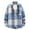 Blue, variant on jjayotai Mens Tops Clearance Men's Fall Plaid Flannel Shirts Long Sleeve Regular Fit Button Down Causal Loose Shirts