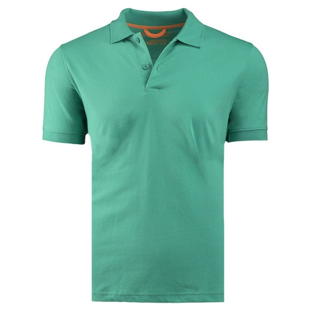 Marquis Marquis Emerald Green Slim Fit Jersey Polo Shirt Ultra Soft