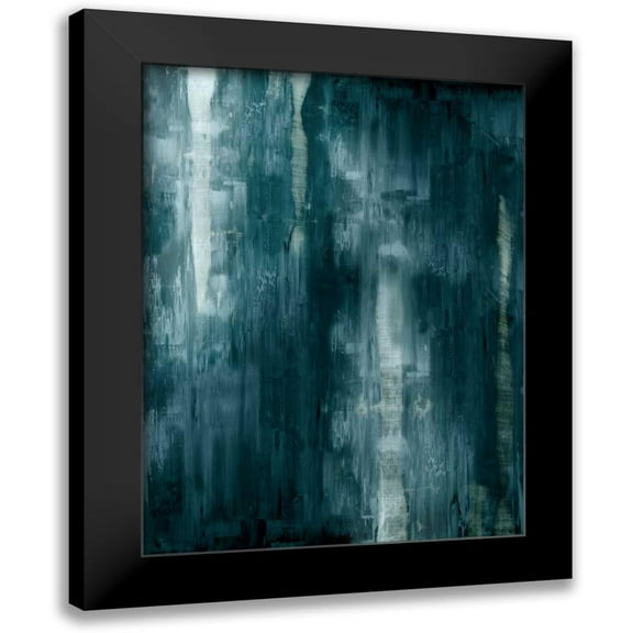Turner, Justin 12x14 Black Modern Framed Museum Art Print Titled - Cerulian Gradation