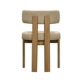 thumbnail image 5 of TOV Furniture Odessa Cream Vegan Leather Dining Chair, 5 of 8
