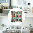 thumbnail image 5 of Mid Century Lumbar Pillow Covers Modern Blue Orange Drop Shapes Pattern Decorative Throw Pillows Retro Style Outdoor Pillowcase Rectangle Cushion Case Decor for Couch Sofa Bed, 5 of 7
