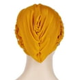 thumbnail image 3 of Teissuly Women Beading Braid India Hat Muslim Ruffle Chemo Beanie Turban Wrap Cap, 3 of 5