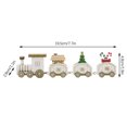 thumbnail image 3 of Decoración de Navidad Mini Ganfancp Tren Juguete de Plástico Adorno de Madera Fiesta Hogar Regalo Niños 1X Colgante, 3 of 7
