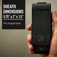 thumbnail image 5 of LEATHERMAN, MOLLE Compatible X-Large Nylon Sheath for Multitools, Fits MUT, Surge, and Super Tool 300, Black, 5 of 9