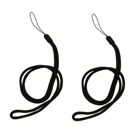 

2X Nylon Cord Braid Cord for Camera Necklace Black