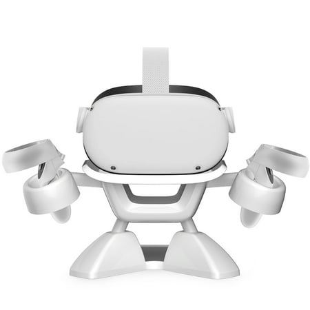 VR Stand, TSV VR Headset Display Holder and Controller Mount Station Fit for Oculus Quest 2, Meta Quest, Rift S, Valve Index, VR Accessories Desktop Storage Stand