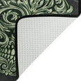 thumbnail image 5 of Dreamtimes Skull Money Vintage Non-Slip Area Rug 36"x24", Flower Floral Floor Carpet Comfort Floor Mats Decor for Indoor Front Porch,Living Room, Bedroom,Kitchen, 5 of 7