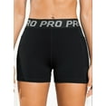 thumbnail image 6 of USPEED Womens Biker Yoga Shorts with Pockets: High Waisted Tummy Control Spandex Workout Athletic Gym Shorts, 6 of 9