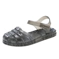 thumbnail image 2 of Abomasnow Jelly Sandals for Girl Soft Sole Non Slip Princess Costume Shoes Closed Toe Dress Sandals for Little Kid/Big Kid, 2 of 4