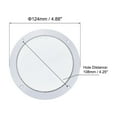 thumbnail image 2 of 2pcs 4" Speaker Grill Mesh Decorative Circle Woofer Guard Protective Cover Audio Accessories White, 2 of 5