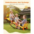 thumbnail image 4 of Outdoor Rocking Seesaw - Heavy-Duty 200 lbs Capacity Metal Teeter Totter, 4 of 11