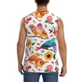thumbnail image 4 of Disketp Flowers Birds And Butterflies Sleeveless Tshirts For Men, Muscle Shirts For Men Dry Fit Tank Top-Medium, 4 of 8