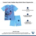 thumbnail image 5 of Textiel Trade Toddler Boys Stitch Short Pajama Set, 5 of 5