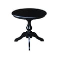 thumbnail image 5 of International Concepts 30" Round Pedestal Dining Table in Black, 5 of 6