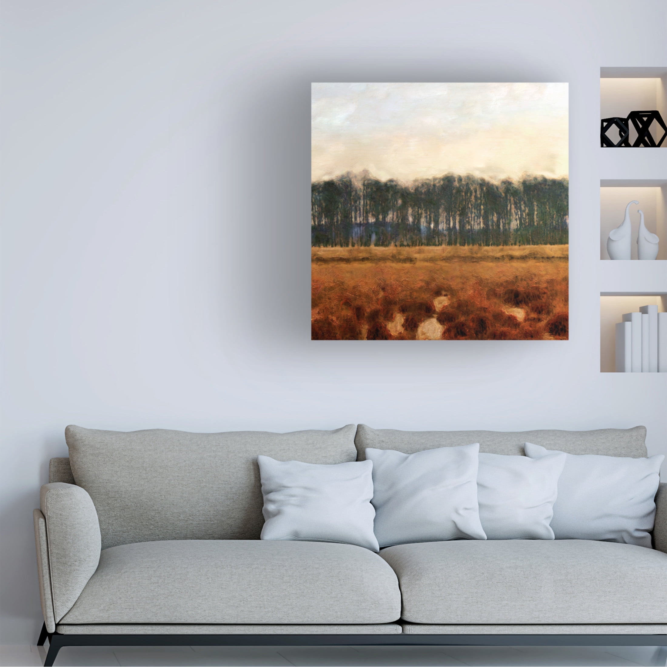 Trademark Fine Art Alonzo Saunders Tranquil Gathering I Canvas Wall Art